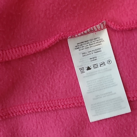 Pink Columbia fleece jacket 3T - Picture 4 of 5